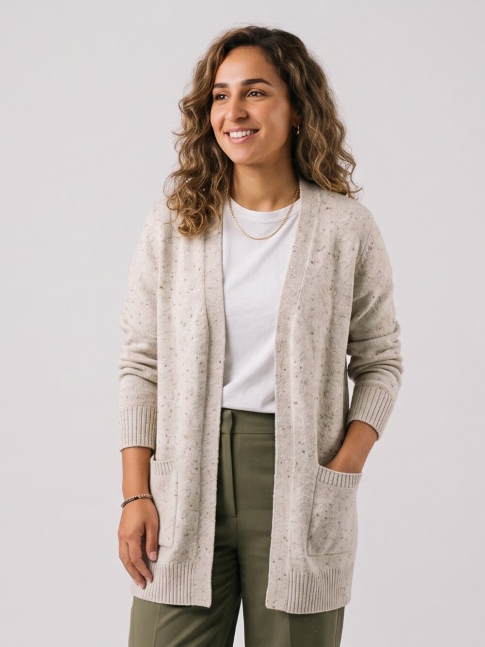 Madewell cookies and cream cardigan
